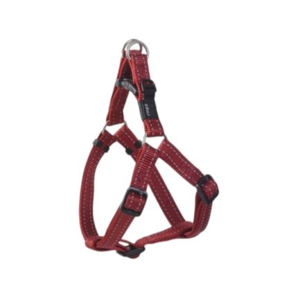 rogz-step-in-harness-red